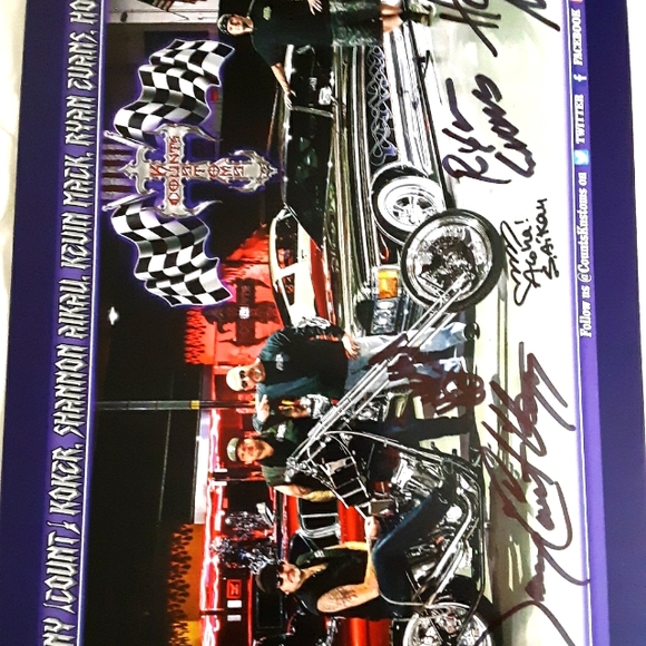 AUTOGRAPH DANNY "COUNT" KOKER TEAM SIGNED PHOTO! - Picture 4 of 5